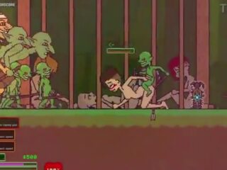 Captivity &vert; sân khấu 3 &vert; khỏa thân phái nữ survivor fights cô ấy cách xuyên qua đam mê goblins nhưng fails và được fucked lược cứng nuốt liters của kiêm &vert; hentai trò chơi gameplay p3