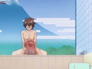 Anime dieviete ar masīvs krūtis